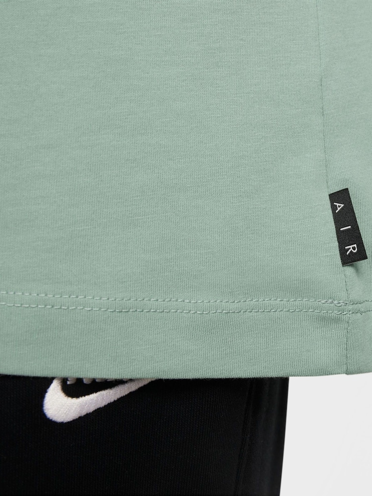 Nike Steam Green 100% Cotton Air T-Shirt - Image 3 of 3