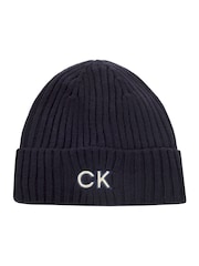 Azul marino - Gorro de punto acanalado de Calvin Klein Golf - Imagen 3 de 6