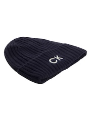 Azul marino - Gorro de punto acanalado de Calvin Klein Golf - Imagen 4 de 6