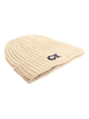 Marrón - Gorro de punto acanalado de Calvin Klein Golf - Imagen 4 de 6