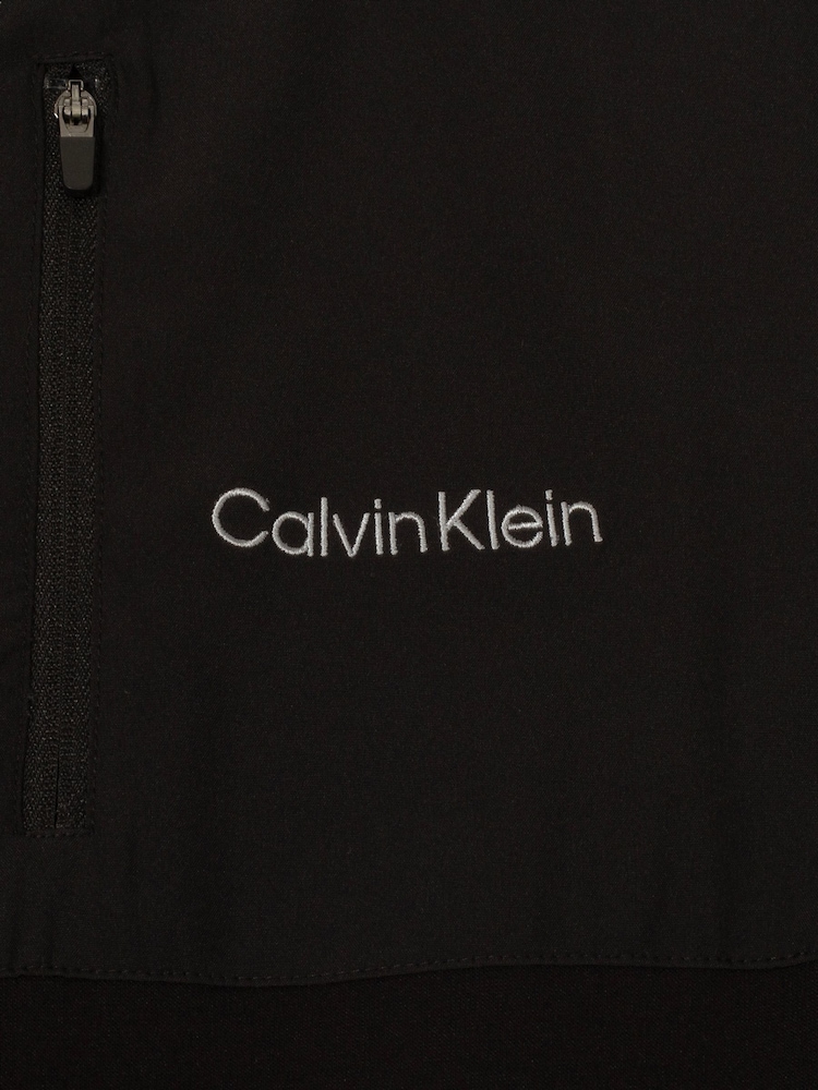 Calvin Klein Golf Hyper Tech Full Zip Black Sweatshirt - Image 8 of 8