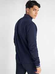 Calvin Klein Golf Blue Baylor Creek Hybrid Quarter Zip Jacket - Image 3 of 9