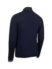 Calvin Klein Golf Blue Baylor Creek Hybrid Quarter Zip Jacket - Image 6 of 9