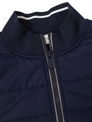 Calvin Klein Golf Blue Baylor Creek Hybrid Quarter Zip Jacket - Image 7 of 9