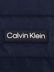 Calvin Klein Golf Blue Baylor Creek Hybrid Quarter Zip Jacket - Image 9 of 9