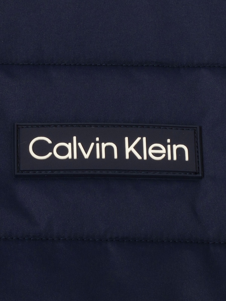 Calvin Klein Golf Blue Baylor Creek Hybrid Quarter Zip Jacket - Image 9 of 9