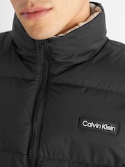 Calvin Klein Golf Winnsboro Padded Black Gilet - Image 4 of 9