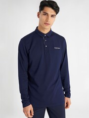 Calvin Klein Golf Medina Long Sleeve Polo Shirt - Image 1 of 8