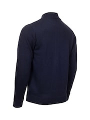 Calvin Klein Golf Blue Oak Creek Full Zip Lined Sweater - Image 6 of 8