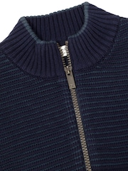 Calvin Klein Golf Blue Oak Creek Full Zip Lined Sweater - Image 7 of 8