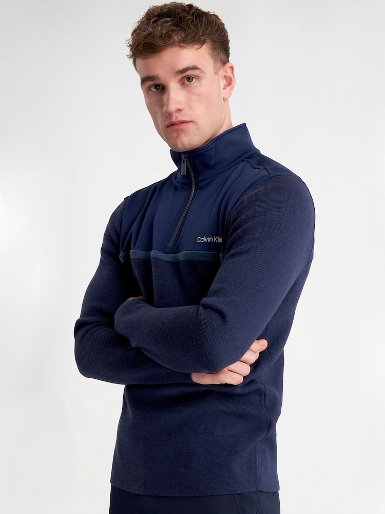 Calvin Klein Golf Padera Hybrid Sweater - Image 2 of 8