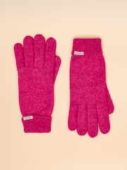 Joules Rosa Pink Gloves - Image 1 of 3