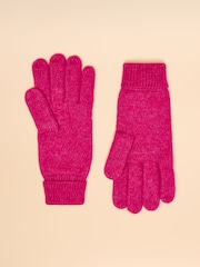 Joules Rosa Pink Gloves - Image 2 of 3