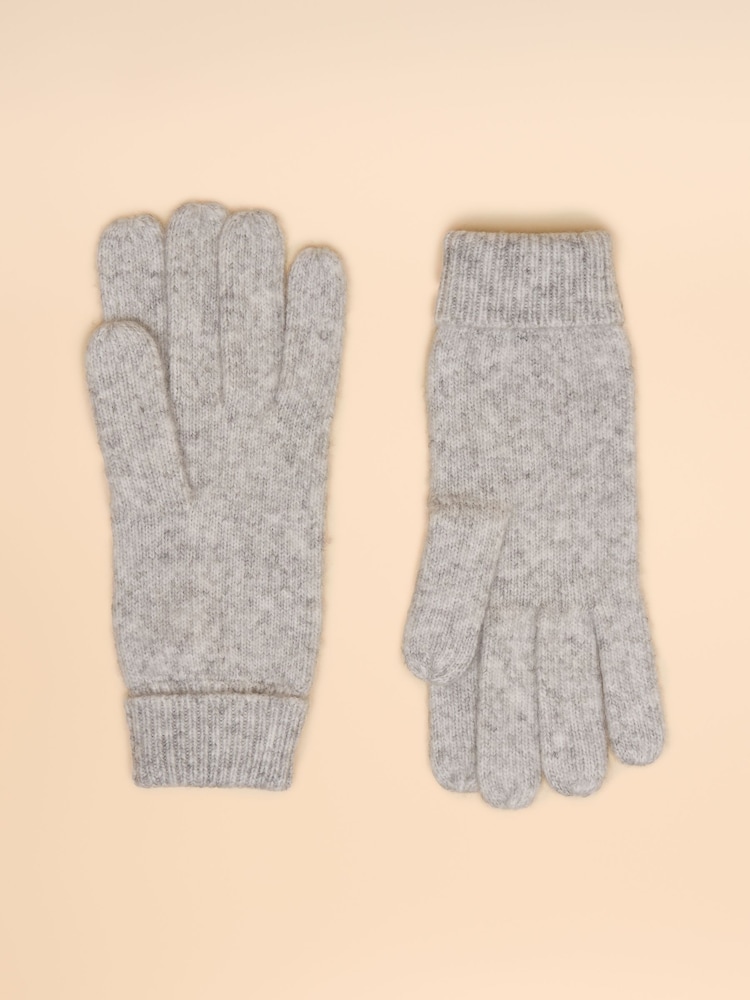 Joules Rosa Grey Gloves - Image 2 of 3