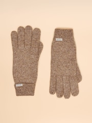 Joules Rosa Oatmeal Gloves - Image 1 of 3