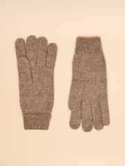 Joules Rosa Oatmeal Gloves - Image 2 of 3