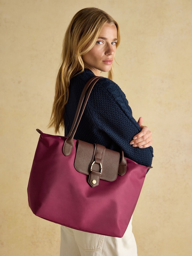 Joules Edie Berry Red Shopper bag - Image 1 of 8