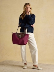 Joules Edie Berry Red Shopper bag - Image 2 of 8