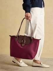 Joules Edie Berry Red Shopper bag - Image 3 of 8
