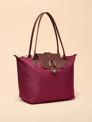 Joules Edie Berry Red Shopper bag - Image 7 of 8