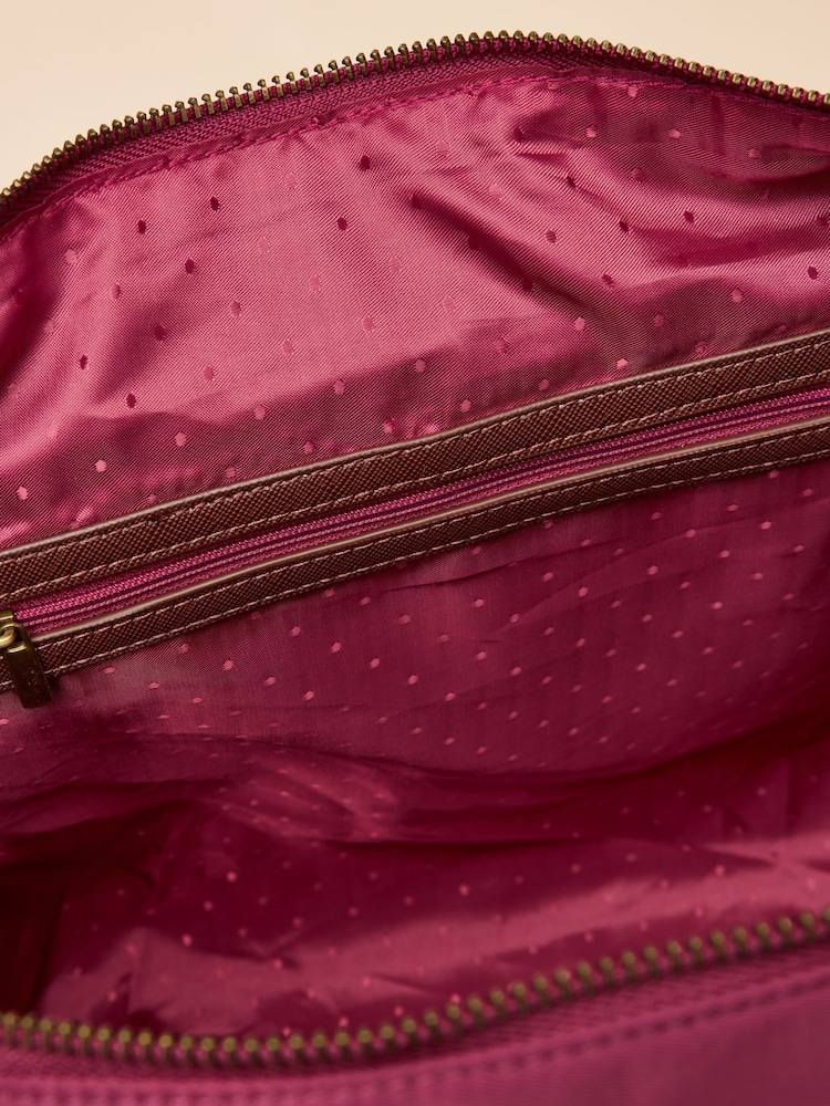 Joules Edie Berry Red Shopper bag - Image 8 of 8