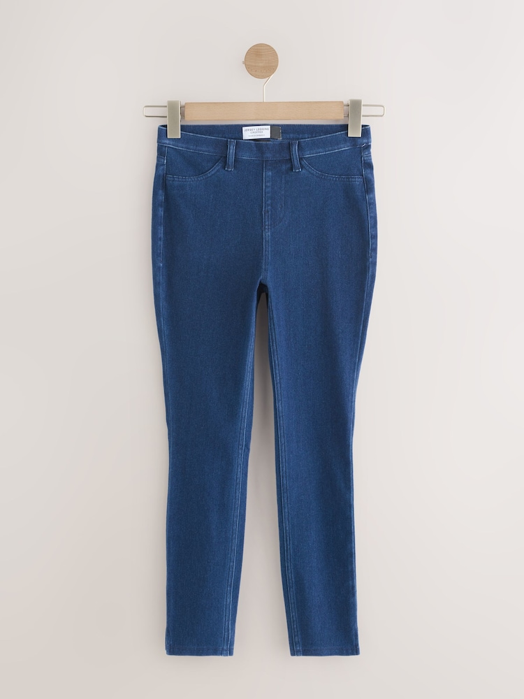 Bleach/Dark Cropped Jersey Leggings 2 Pack - Image 8 of 8
