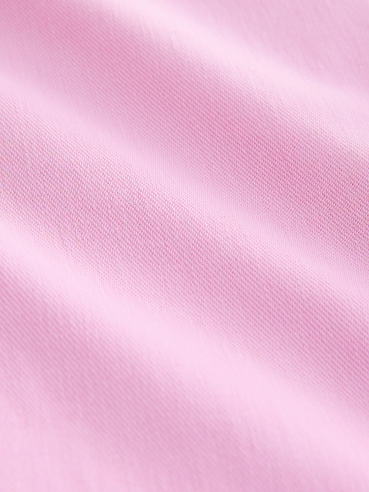 Pink Cropped Denim Jersey Leggings - Image 8 of 8
