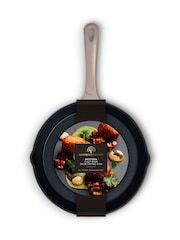 Barbary and Oak Beige 26cm Cast Iron Round Fry Pan - Image 9 of 9
