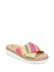 Pavers Natural Slip-On Platform Mules - Image 2 of 5