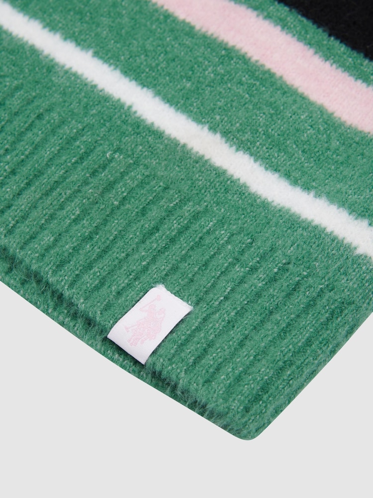 U.S. Polo Assn Green Girls Stripe Polo Jumper - Image 7 of 7 U.S. Polo Assn Green Girls Stripe Polo Jumper - Image 7 of 7
