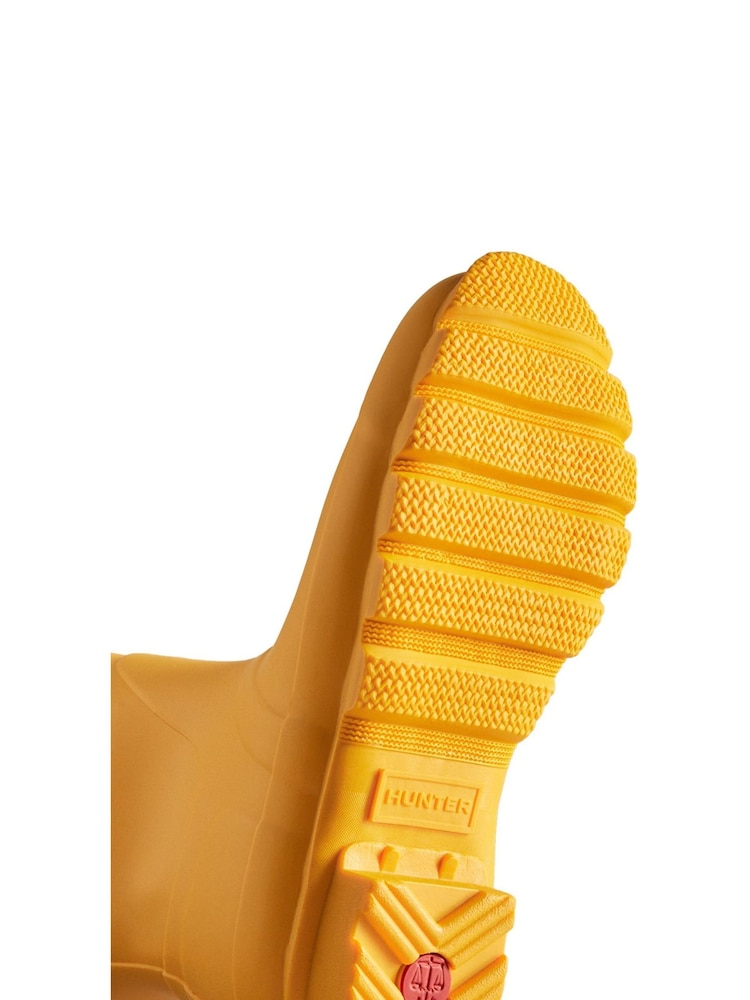 Hunter Yellow Original Short Wellington Boots - Image 4 of 4
