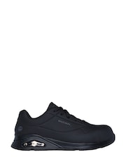 Skechers Black Mens Uno Slip Resistant Doltin Safety Trainers - Image 1 of 2