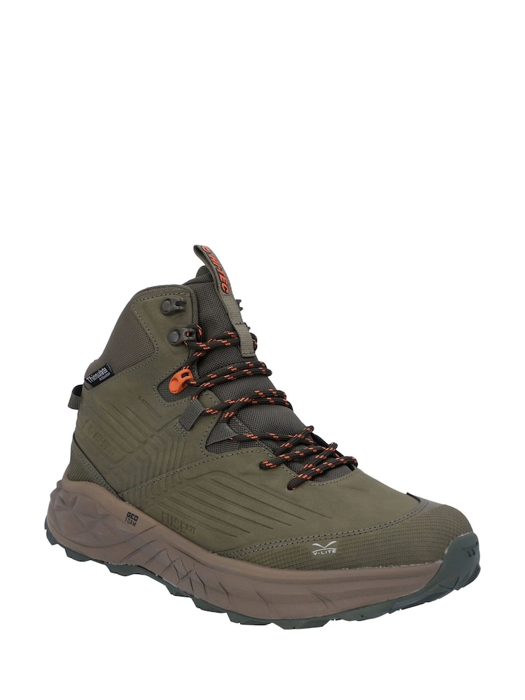 Hi-Tec Green Fuse Trek Mid Hiking Boots - Image 2 of 5