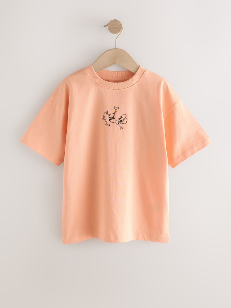 Black/Grey Skate Relaxed Fit Graphic Print Short Sleeve 100% Cotton T-Shirts 3 Pack (3-16yrs) - Image 2 of 7
