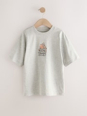 Black/Grey Skate Relaxed Fit Graphic Print Short Sleeve 100% Cotton T-Shirts 3 Pack (3-16yrs) - Image 4 of 7