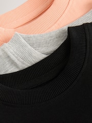 Black/Grey Skate Relaxed Fit Graphic Print Short Sleeve 100% Cotton T-Shirts 3 Pack (3-16yrs) - Image 6 of 7