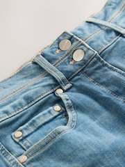Tinted Blue Flared Lift Slim And Shape Bootcut Jeans - Image 3 of 3