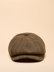Joules Harrogate Brown Baker Boy Hat - Image 3 of 5