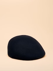 Joules Abingdon Navy Flat Cap - Image 4 of 5