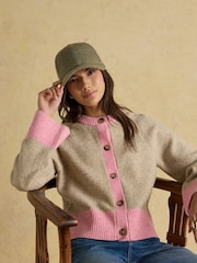 Joules Perry Green Tweed Baseball Cap - Image 4 of 9