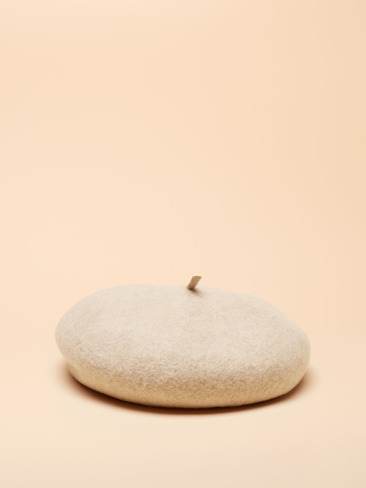 Joules Amelie Cream Adjustable Wool Beret Hat - Image 7 of 7 Joules Amelie Cream Adjustable Wool Beret Hat - Image 7 of 7