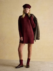 Joules Joelle Berry Red Beret - Image 3 of 7