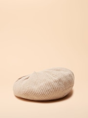 Joules Joelle Oatmeal Beret - Image 4 of 5