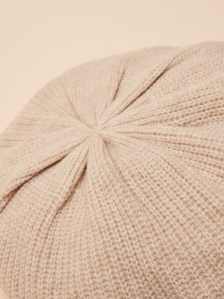 Joules Joelle Oatmeal Beret - Image 5 of 5