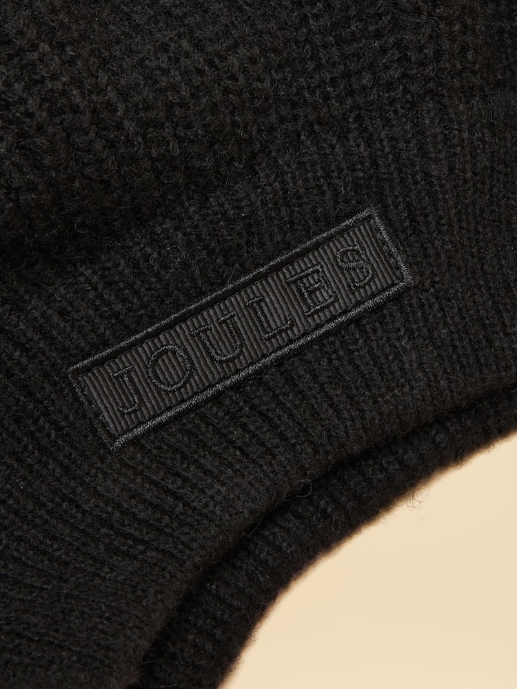 Negro - Boina de punto canalé Joules Joelle - Imagen 8 de 8 Negro - Boina de punto canalé Joules Joelle - Imagen 8 de 8