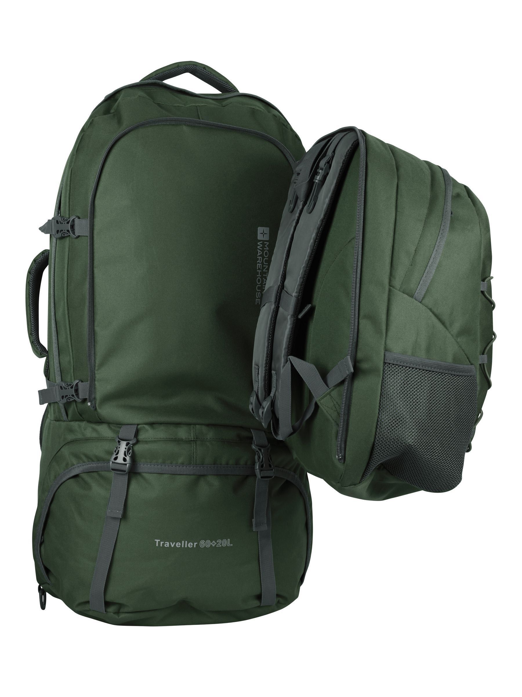 Buy Mountain Warehouse Green Traveller 60 20 Litre Rucksack from Next Ireland