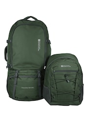 Mountain Warehouse Green Traveller 60 + 20 Litre Rucksack - Image 5 of 11