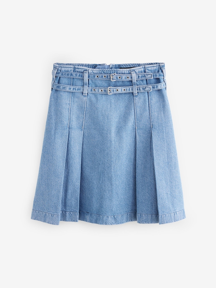 Denim Western Maxi Skirt In Emario Wash - Foto 2