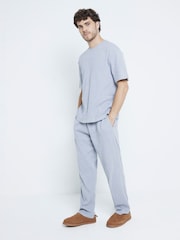 River Island Grey Marl Waffle T-Shirts Set - Image 2 of 4