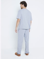 River Island Grey Marl Waffle T-Shirts Set - Image 3 of 4
